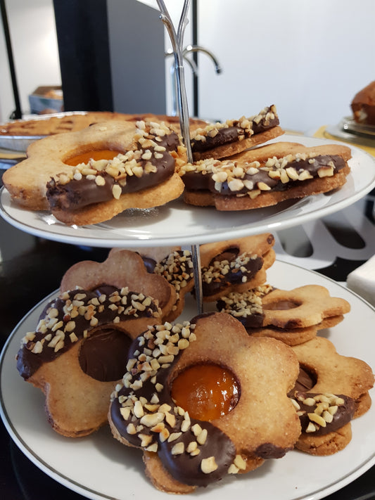 Biscotti in frolla, con cioccolato e marmellata Box 1 kg