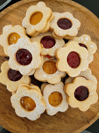 Biscotti in frolla, con cioccolato e marmellata Box 1 kg